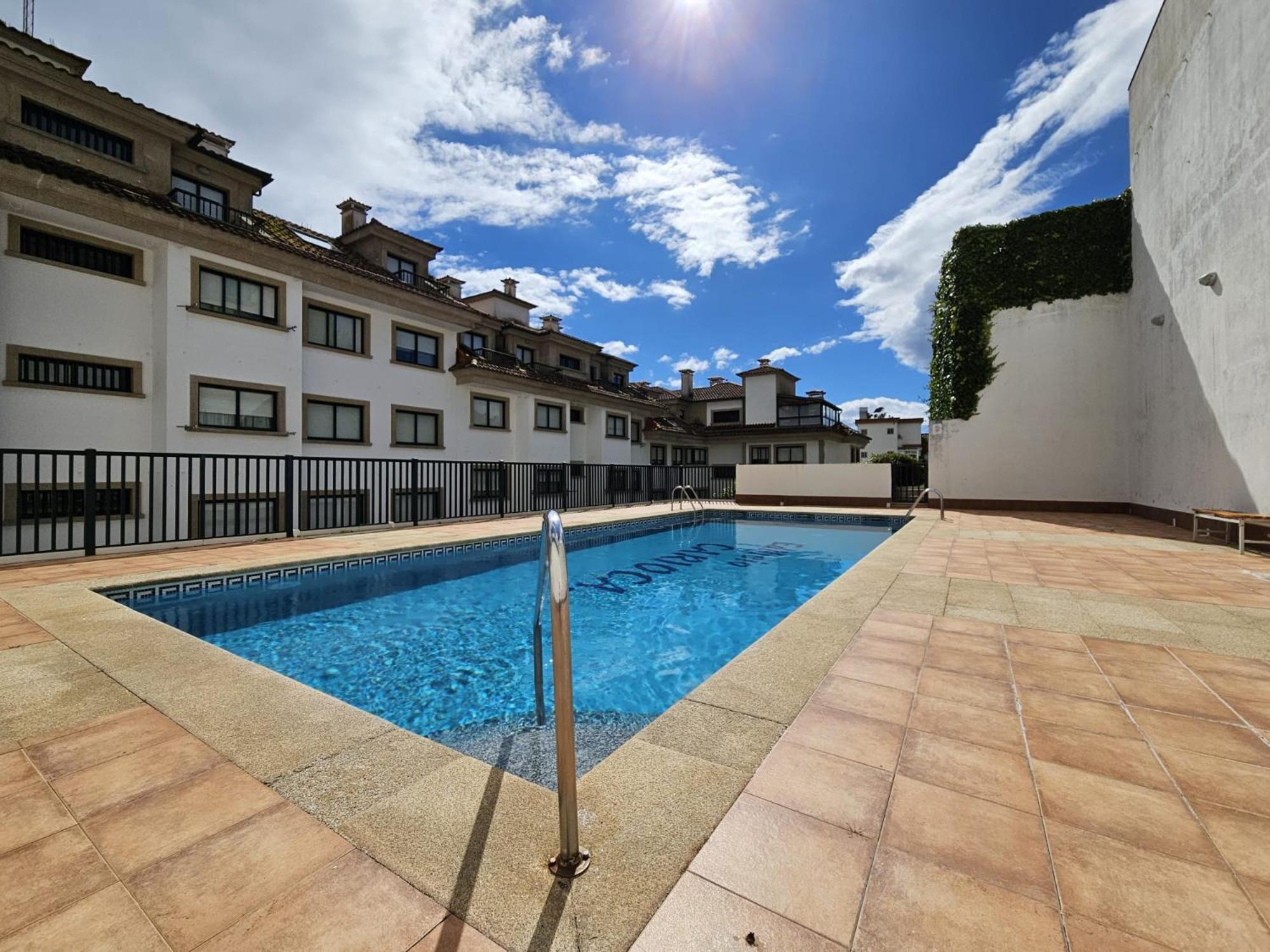 Estupendo Alojamiento En Silgar Con Piscina 桑亨霍 外观 照片