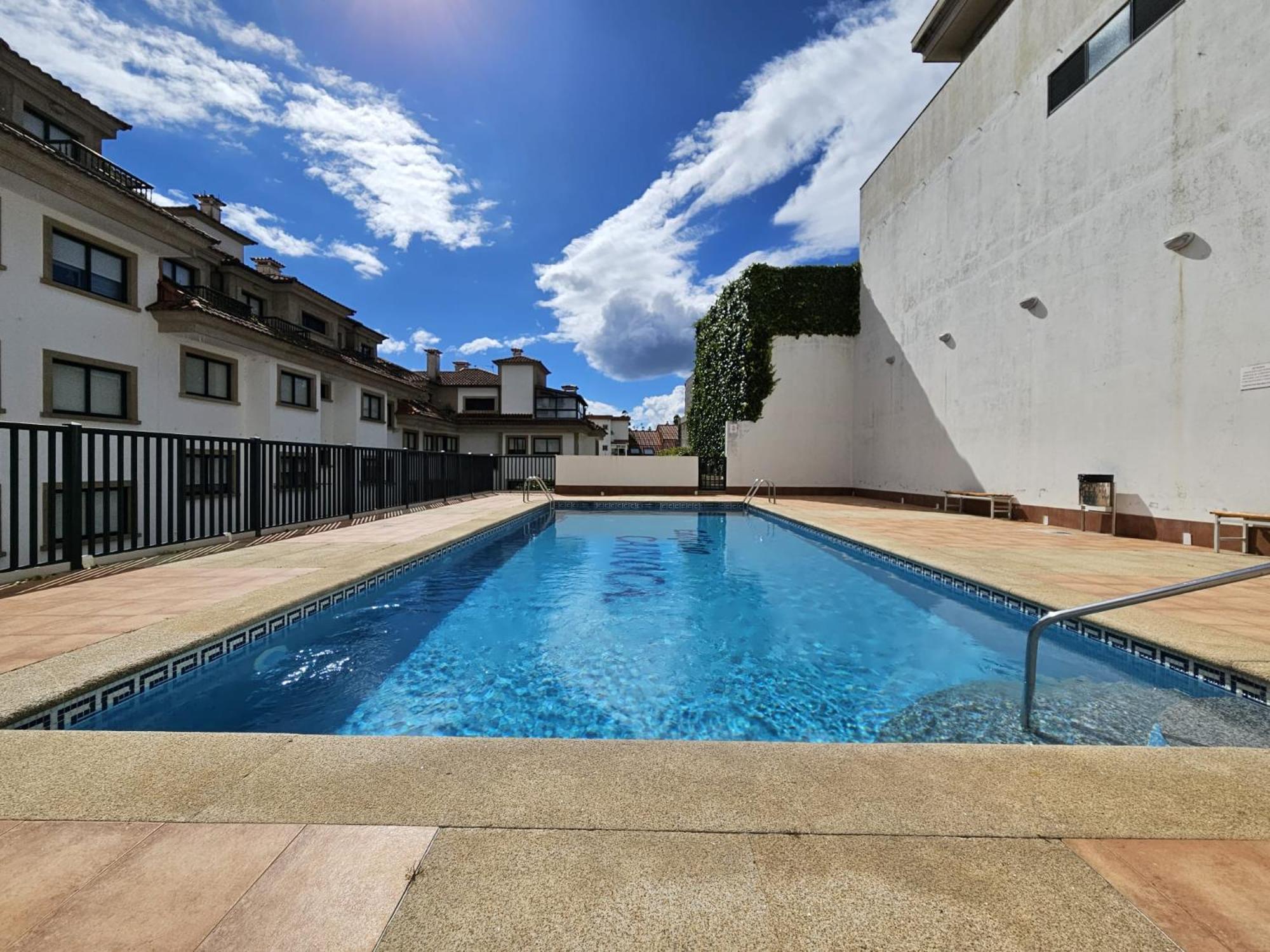 Estupendo Alojamiento En Silgar Con Piscina 桑亨霍 外观 照片